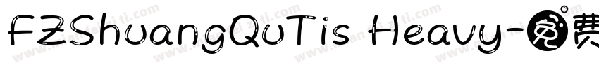 FZShuangQuTis Heavy字体转换